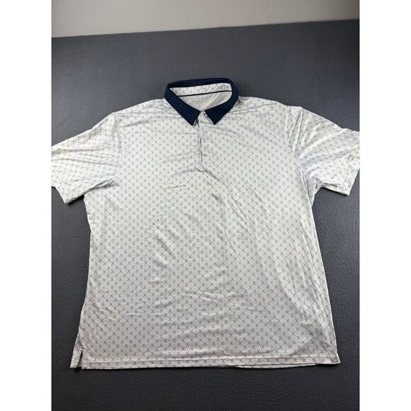 Other - Maelreg Shirt Men's 4XL White Performance Polo Golf Clubs All‎ Over Print AOP